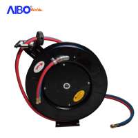 Retractable welding hose reel with 25m hose twin hose reel